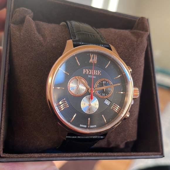 Ferre Milano Men's Classic - FM1G144L0031 Watch mad in Switzerland new in box - Picture 5 of 14